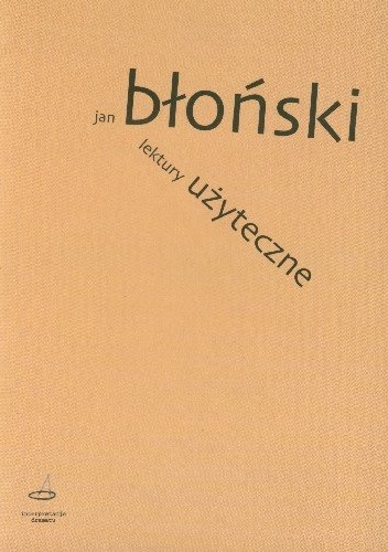 Lektury użyteczne - Jan Błoński