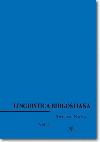 Linguistica Bidgostiana. Series nova. Vol. 1 - S. Dyszak Andrzej
