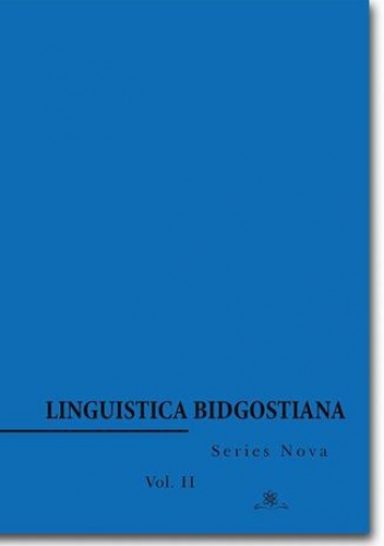 Linguistica Bidgostiana. Series nova. Vol. 2 - S. Dyszak Andrzej