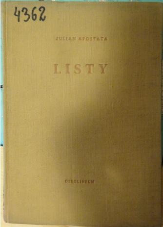 Listy - Julian Apostata