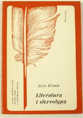 Literatura i stereotypy - Zofia Mitosek