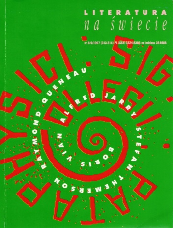 Literatura na świecie nr 8-9/1997 (313-314)