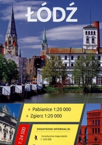 Łódź. Pabianice. Zgierz. Plan miasta. 1:24 500 Daunpol