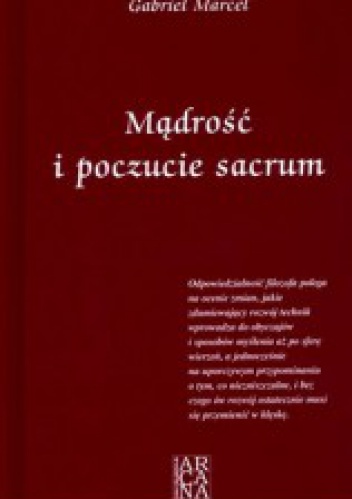 Mądrość i poczucie sacrum - Gabriel Marcel