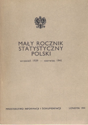 Mały Rocznik Statystyczny Polski 1939-1941 - praca zbiorowa