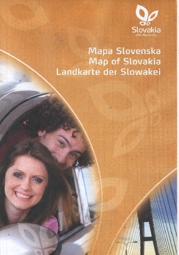 Mapa Slovenska / Map od Slovakia / Landkarte der Slowakei - praca zbiorowa