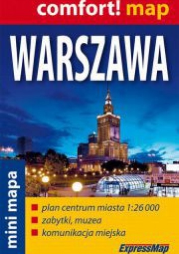 Mapa Warszawy. Skala 1:26000 - praca zbiorowa