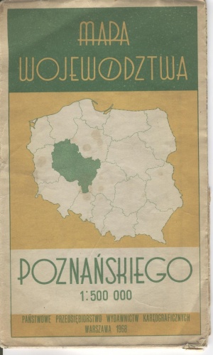 Mapa województwa poznańskiego - Wiesław Królikowski (kartograf)
