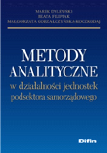 Metody analityczne w działalności jednostek podsektora samorządowego
