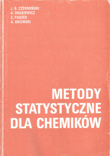 Metody statystyczne dla chemików