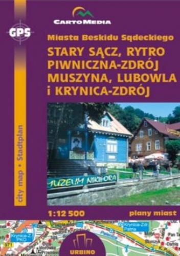 Miasta Beskidu Sądeckiego. Mapa CartoMedia / 1:12 500