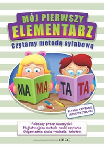 Mój pierwszy elementarz. Czytamy metodą sylabową - Alicja Karczmarska-Strzebońska