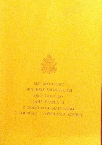 Mulieris dignitatem - Jan Paweł II
