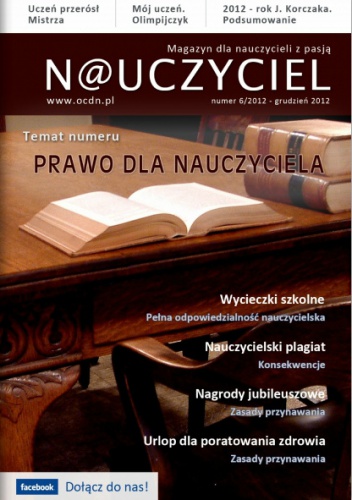 N@uczyciel. Magazyn dla nauczycieli z pasją, nr 6/2012 - Redakcja magazynu N@uczyciel