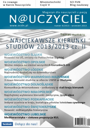 N@uczyciel. Magazyn dla nauczycieli z pasją, nr 9 (14)/2013 - Redakcja magazynu N@uczyciel
