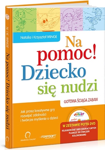 Na pomoc! Dziecko się nudzi + płyta DVD - Natalia MINGE