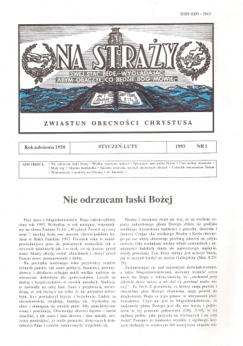 Na Straży, styczeń-luty 1993 - redakcja Na Straży