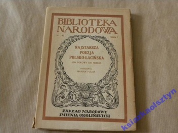 Najstarsza poezja polsko-łacińska - Marian Plezia