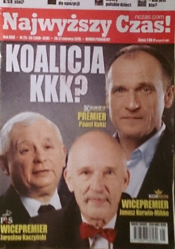Najwyższy Czas.Tygodnik konserwatywno-liberalny 25-26/2015 - praca zbiorowa