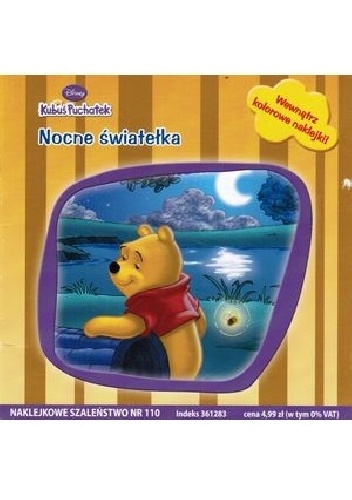Naklejkowe szaleństwo nr 110. Kubuś Puchatek. Nocne światełka - Walt Disney
