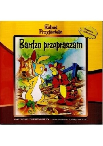 Naklejkowe szaleństwo nr 126. Kubuś i Przyjaciele. Bardzo przepraszam - Jamie Simons