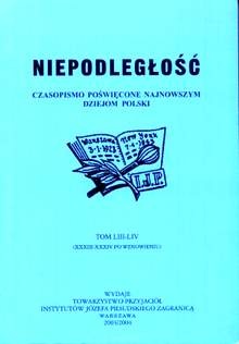 Niepodległość. Czasopismo poświęcone najnowszym dziejom Polski. Tom LIII-LIV - Redakcja pisma Niepodległość