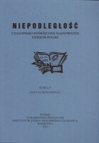 Niepodległość. Czasopismo poświęcone najnowszym dziejom Polski. Tom LV - Redakcja pisma Niepodległość
