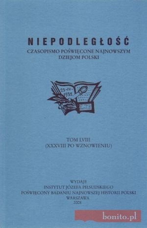 Niepodległość. Czasopismo poświęcone najnowszym dziejom Polski. Tom LVIII - Redakcja pisma Niepodległość