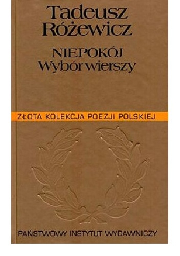 Niepokój. Wybór wierszy - Tadeusz Różewicz