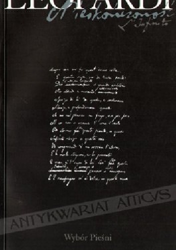 Nieskończoność. Wybór pieśni - Giacomo Leopardi