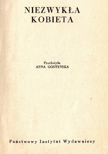 Niezwykła kobieta - Jules Romains