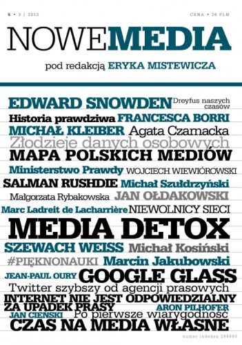 NOWE MEDIA pod redakcją Eryka Mistewicza Kwartalnik 5-3/2013 - Eryk Mistewicz