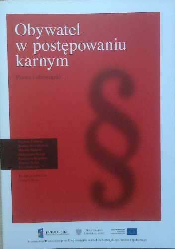 Obywatel w postępowaniu karnym - Tomasz Sroka
