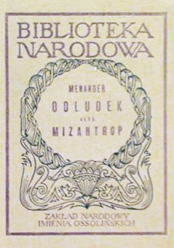 Odludek albo Mizantrop - Menander