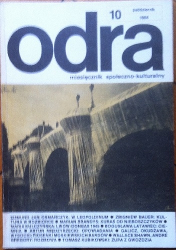 Odra. Miesięcznik społeczno-kulturalny nr 10, październik 1988 - praca zbiorowa