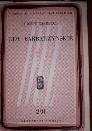 Ody barbarzyńskie - Giosue Carducci