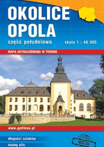 Okolice Opola. Część południowa. 1:40 000 Plan