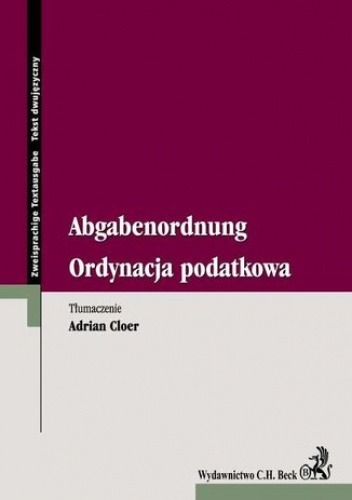 Ordynacja podatkowa Abgabenordnung - Adrian Cloer