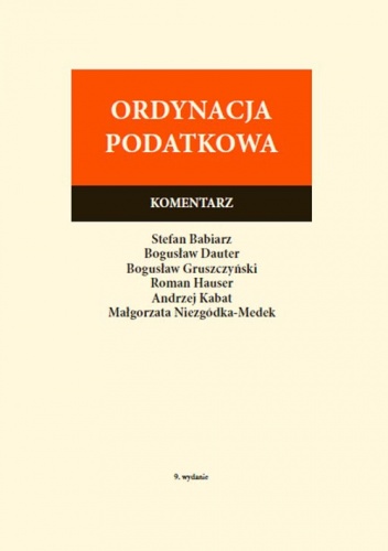 Ordynacja podatkowa. Komentarz