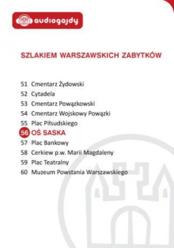 Oś Saska. Szlakiem warszawskich zabytków - Ewa Chęć