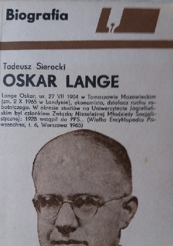 Oskar Lange - Tadeusz Sierocki