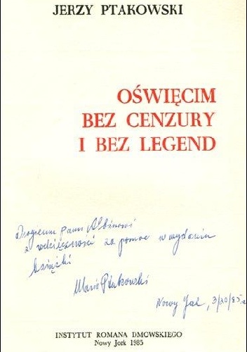 Oświęcim bez cenzury i bez legend - Jerzy Ptakowski