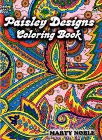 Paisley Designs Coloring Book - Marty Noble