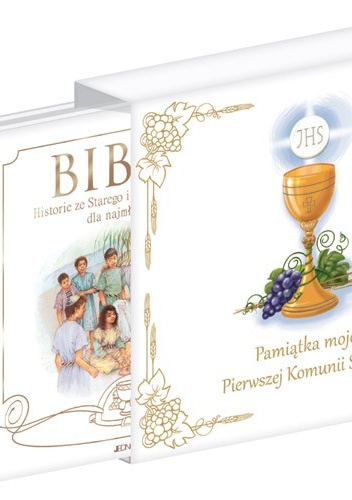 Pamiątka mojej Pierwszej Komunii Świętej + Biblia. Historie ze Starego i Nowego Testamentu dla najmłodszych (komplet)