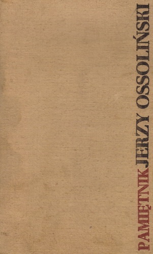 Pamiętnik - Jerzy Ossoliński