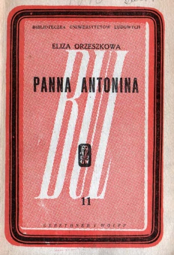 Panna Antonina - Eliza Orzeszkowa