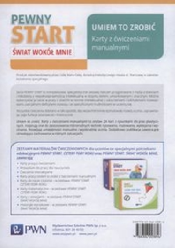 Pewny start Świat wokół mnie Umiem to zrobić Karty z ćwiczeniami manualnymi