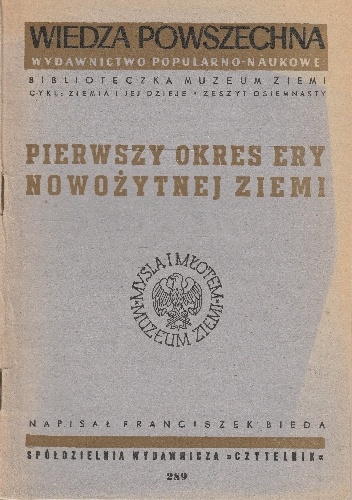 Pierwszy okres ery nowożytnej Ziemi - Franciszek Bieda