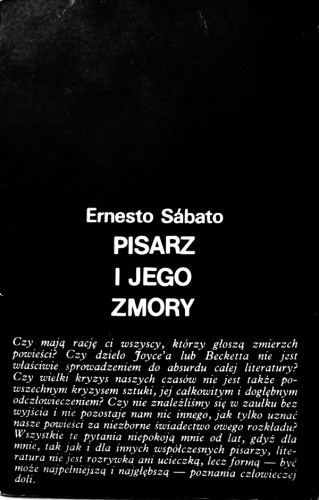 Pisarz i jego zmory - Ernesto Sábato