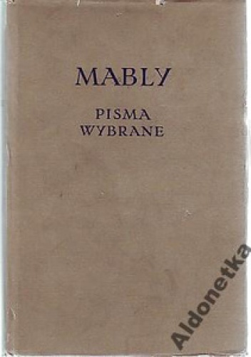 Pisma wybrane - Gabriel Bonnot de Mably